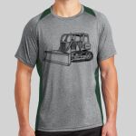 Heather Colorblock Contender ™ Tee Thumbnail