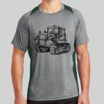 Heather Colorblock Contender ™ Tee Thumbnail