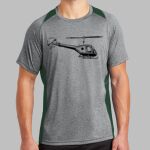 Heather Colorblock Contender ™ Tee Thumbnail