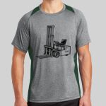 Heather Colorblock Contender ™ Tee Thumbnail