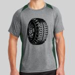 Heather Colorblock Contender ™ Tee Thumbnail