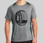 Heather Colorblock Contender ™ Tee Thumbnail