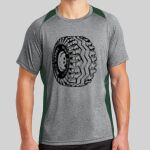 Heather Colorblock Contender ™ Tee Thumbnail