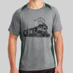 Heather Colorblock Contender ™ Tee Thumbnail