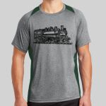 Heather Colorblock Contender ™ Tee Thumbnail