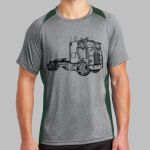 Heather Colorblock Contender ™ Tee Thumbnail