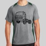 Heather Colorblock Contender ™ Tee Thumbnail