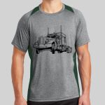 Heather Colorblock Contender ™ Tee Thumbnail