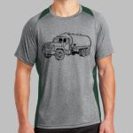 Heather Colorblock Contender ™ Tee Thumbnail