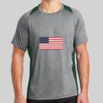 Heather Colorblock Contender ™ Tee Thumbnail