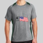 Heather Colorblock Contender ™ Tee Thumbnail