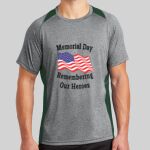 Heather Colorblock Contender ™ Tee Thumbnail