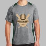 Heather Colorblock Contender ™ Tee Thumbnail
