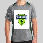 Heather Colorblock Contender ™ Tee Thumbnail