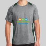 Heather Colorblock Contender ™ Tee Thumbnail