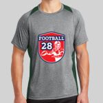 Heather Colorblock Contender ™ Tee Thumbnail