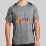 Heather Colorblock Contender ™ Tee Thumbnail