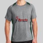 Heather Colorblock Contender ™ Tee Thumbnail