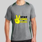 Heather Colorblock Contender ™ Tee Thumbnail