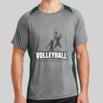 Heather Colorblock Contender ™ Tee Thumbnail