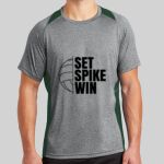 Heather Colorblock Contender ™ Tee Thumbnail