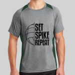 Heather Colorblock Contender ™ Tee Thumbnail