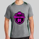 Heather Colorblock Contender ™ Tee Thumbnail