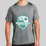 Heather Colorblock Contender ™ Tee Thumbnail