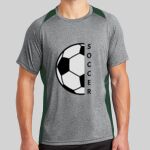 Heather Colorblock Contender ™ Tee Thumbnail