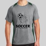 Heather Colorblock Contender ™ Tee Thumbnail