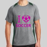 Heather Colorblock Contender ™ Tee Thumbnail