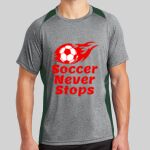 Heather Colorblock Contender ™ Tee Thumbnail