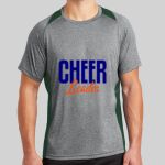 Heather Colorblock Contender ™ Tee Thumbnail