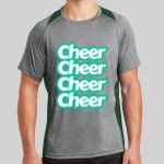 Heather Colorblock Contender ™ Tee Thumbnail