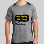 Heather Colorblock Contender ™ Tee Thumbnail