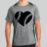 Heather Colorblock Contender ™ Tee Thumbnail