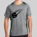 Heather Colorblock Contender ™ Tee Thumbnail