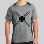 Heather Colorblock Contender ™ Tee Thumbnail