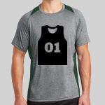 Heather Colorblock Contender ™ Tee Thumbnail