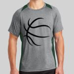 Heather Colorblock Contender ™ Tee Thumbnail