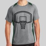 Heather Colorblock Contender ™ Tee Thumbnail