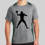 Heather Colorblock Contender ™ Tee Thumbnail