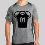 Heather Colorblock Contender ™ Tee Thumbnail