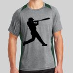 Heather Colorblock Contender ™ Tee Thumbnail