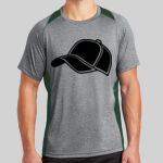 Heather Colorblock Contender ™ Tee Thumbnail