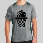 Heather Colorblock Contender ™ Tee Thumbnail