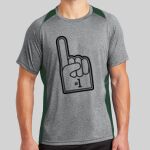 Heather Colorblock Contender ™ Tee Thumbnail