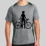 Heather Colorblock Contender ™ Tee Thumbnail