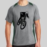 Heather Colorblock Contender ™ Tee Thumbnail