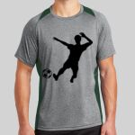 Heather Colorblock Contender ™ Tee Thumbnail